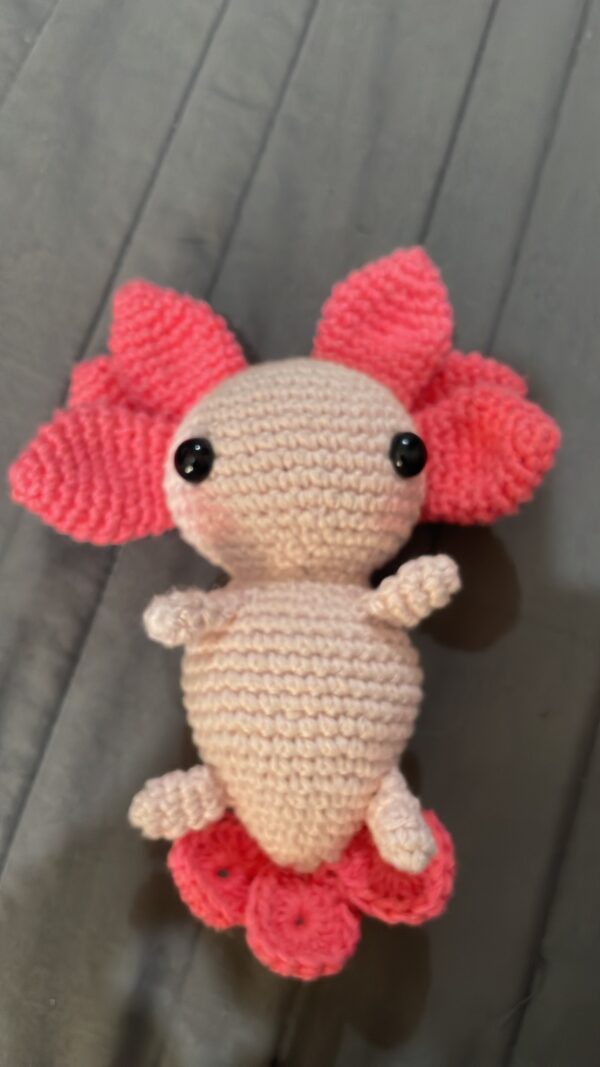 Ajolote amigurumi