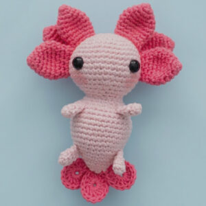 Ajolote amigurumi