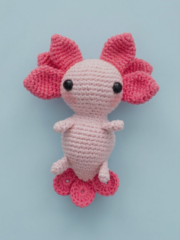 Ajolote amigurumi
