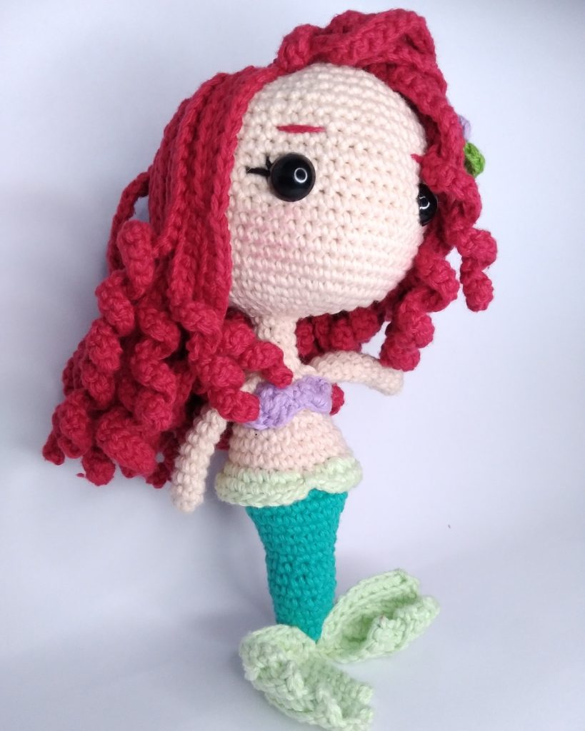 sirenita amigurumi