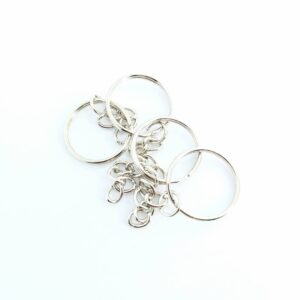 Argollas para llaveros de metal
