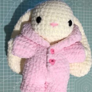 Ojos de Seguridad grandes para un Amigurumi de Conejo Orejon