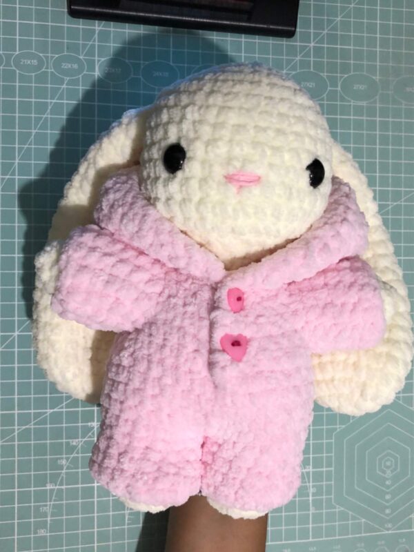 Ojos de Seguridad grandes para un Amigurumi de Conejo Orejon