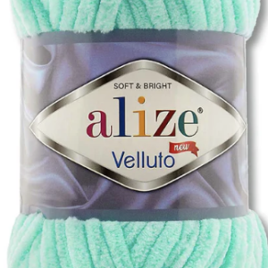 estambre chenille Alize Velluto verde claro