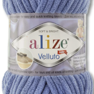 estambre chenille Alize Velluto Demin