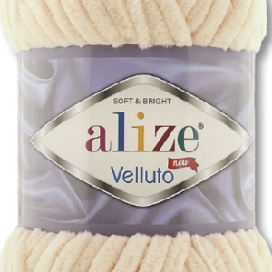estambre chenille Alize Velluto miel