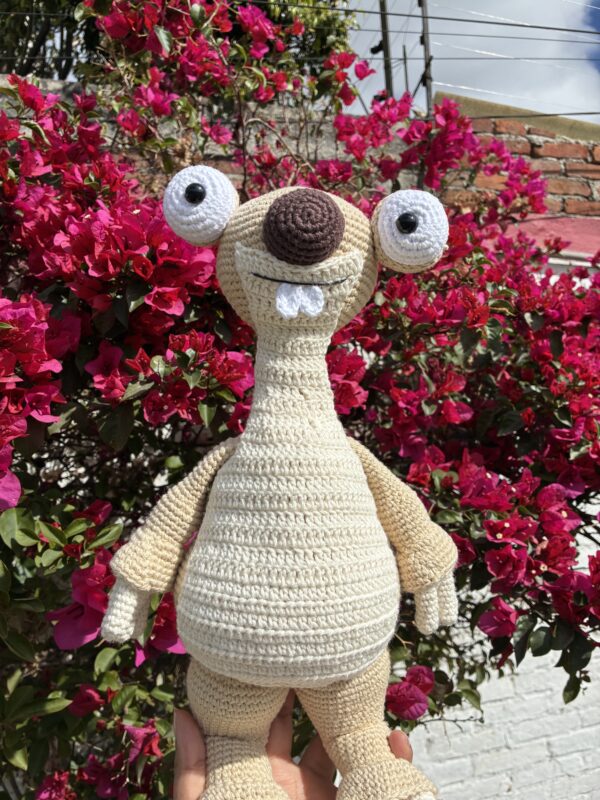 Amigurumi Sid de la Era del Hielo