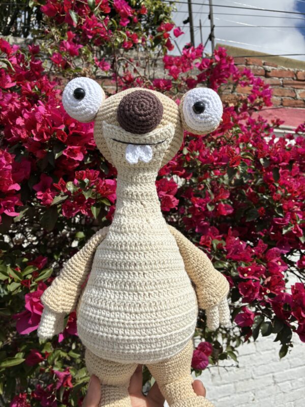 Amigurumi Sid de la Era del Hielo